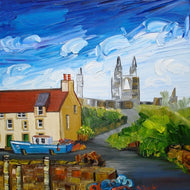 Sheila Fowler, 'Blue Boat St Andrews'