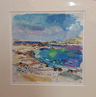 Clare Arbuthnott 'The Beach at Calva, Iona' print