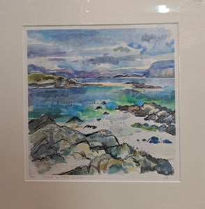Clare Arbuthnott 'Island of Storm, Iona' print