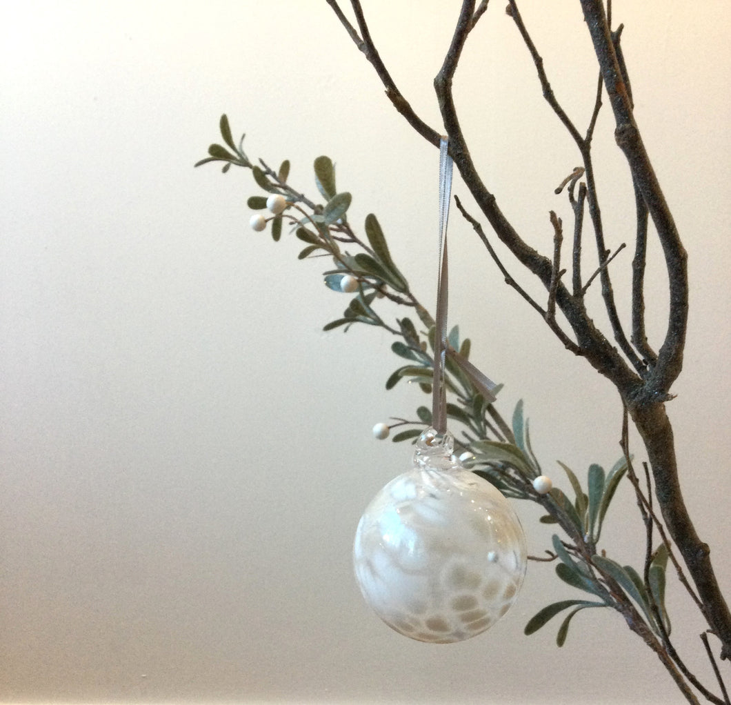 Alison Vincent, 'White Snow' Bauble