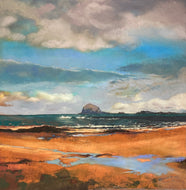 Margaret Evans, 'Bass Rock from Beach'