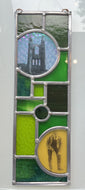 Tony Jeavons, 'Small Green Stained Glass #2'
