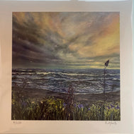 Catriona MacEachen, 'High Tide as Storm Clouds Gather - Kingsbarns' (print)