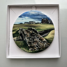 Catriona MacEachen, 'Rain Clouds Lift, The Swilcan Bridge' Coaster