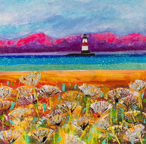 Claire Wills 'Glow Bright (Oxcars Lighthouse)'