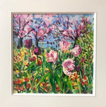 Clare Arbuthnott 'Pink Tulips in the Park'