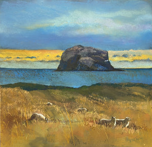Margaret Evans, 'Grazing by the Rocks'