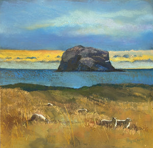 Margaret Evans 'Grazing by the Rock'