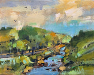 Ken Roberts, 'A Walk by the Kinnessburn'
