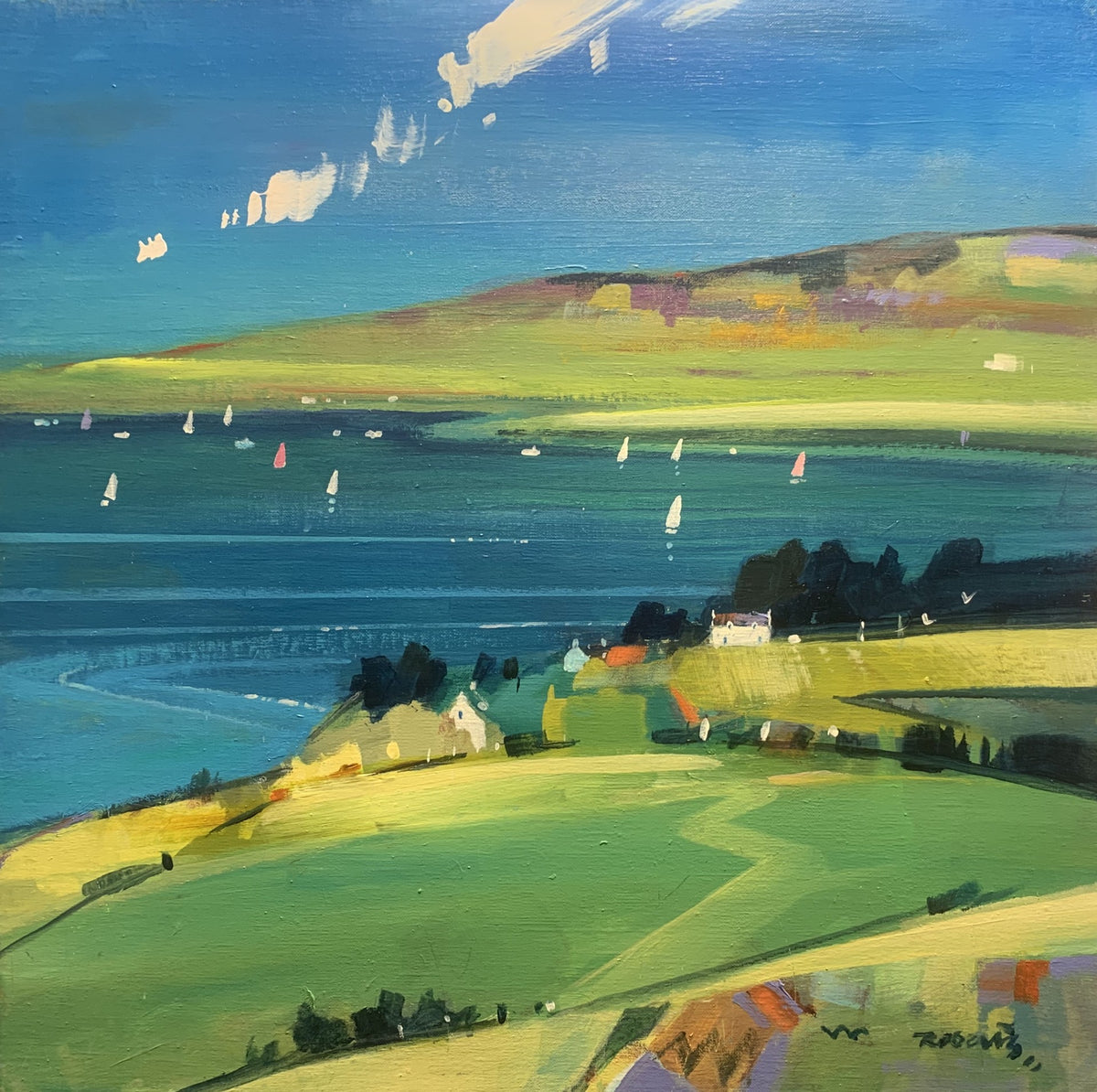 Ken Roberts 'Summer Regatta' – Sproson Gallery & Framer St Andrews