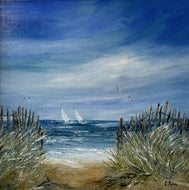 Linda Paton, 'Sailing on West Sands'