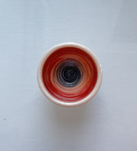 Leonie Macmillan 'Stripy Egg Cup' (Red and Indigo)