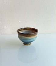 Leonie Macmillan 'Little Stripy Bowl' (Blue and Brown)