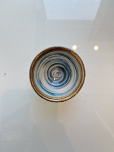 Leonie Macmillan 'Little Stripy Bowl' (Blue, Cream and Brown)