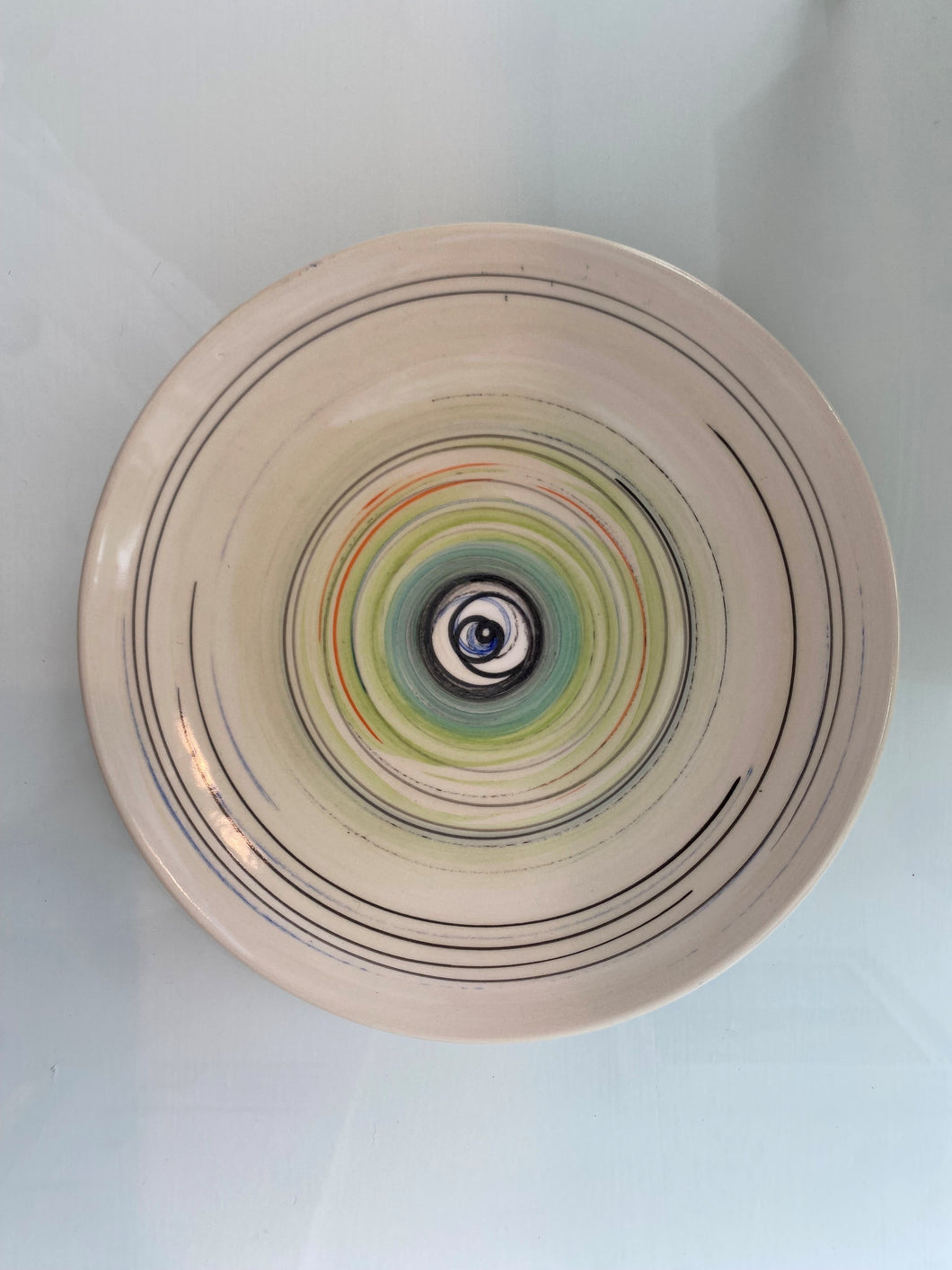 Leonie Macmillan 'Stripy Plate'