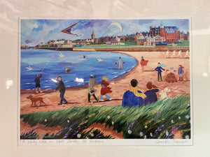 Jennifer Thomson 'Windy Walk on West Sands'