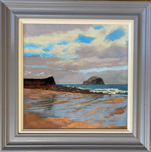 Margaret Evans 'Tide's Out - Bass Rock'