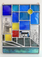 Tony Jeavons, 'Hand-crafted Stained Glass Panel (Sun and Sky)'