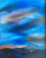 Bruce Graham, 'Winter Storm in the Cairngorms'