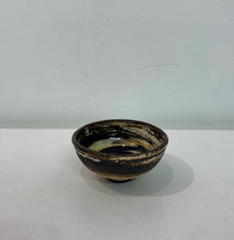 Leonie MacMillan 'Little Stripy Bowl' (Brown, cream and blue)