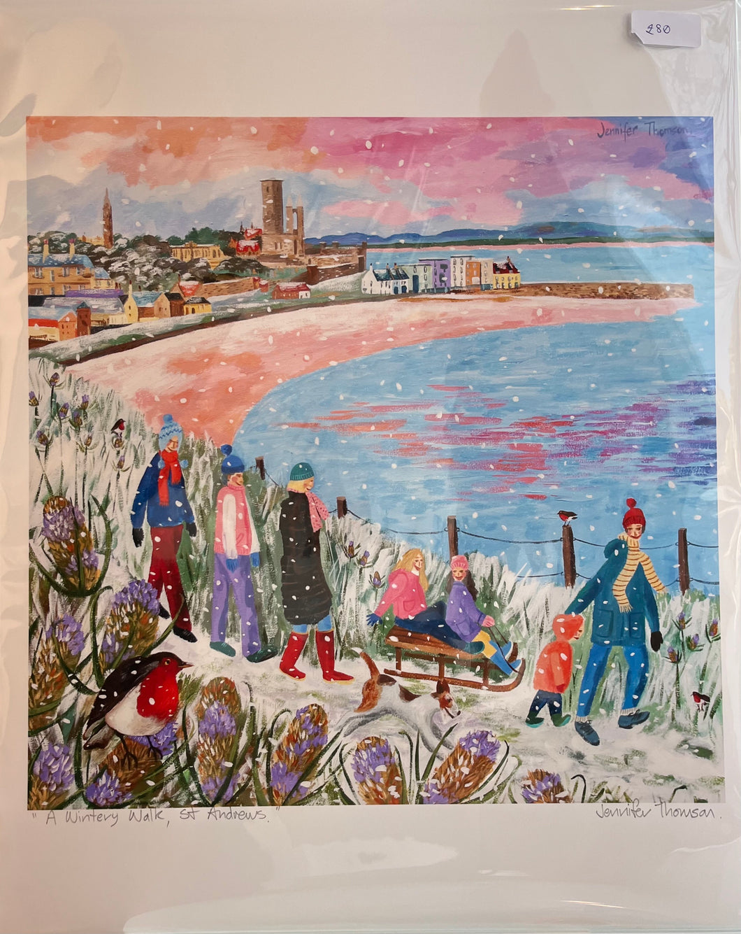 Jennifer Thomson 'A Wintery Walk, St Andrews'