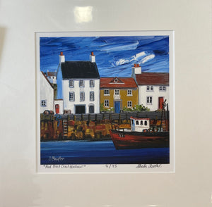 Sheila Fowler 'Red Boat Crail Harbour'