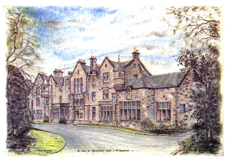 Frank Sproson 'A View of University Hall, St. Andrews'