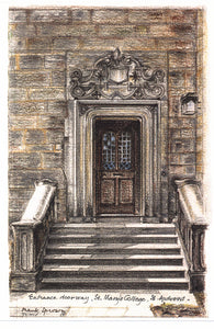 Frank Sproson 'Entrance Doorway, St. Mary's College'