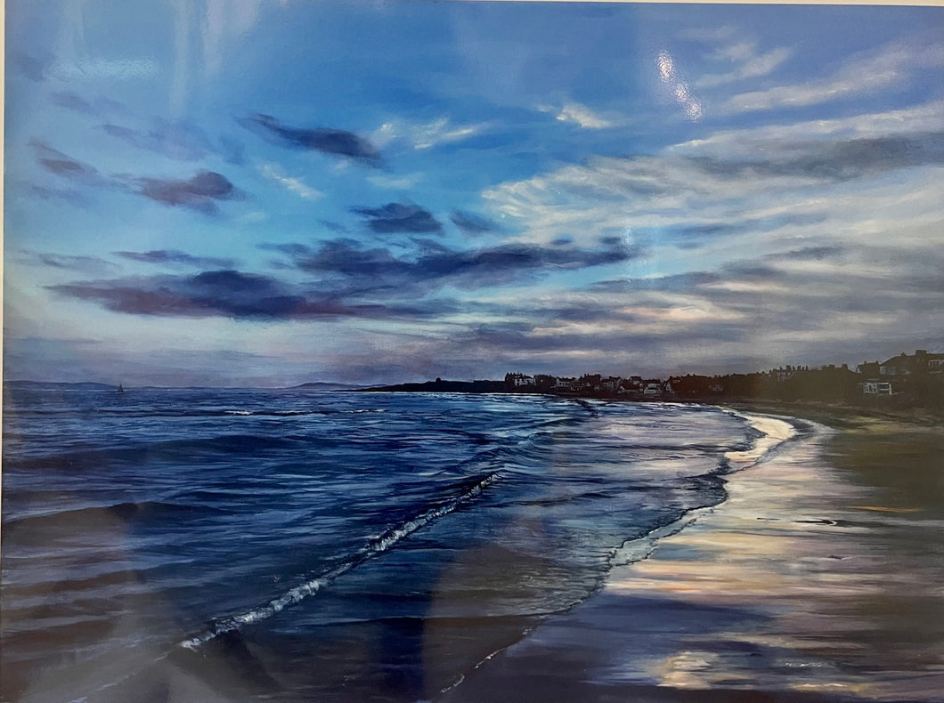 Catriona MacEachen 'Reflections at Dusk, Elie Beach'