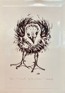 Sigrid Shone 'Chick Spots Worm'