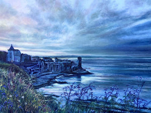 Catriona MacEachen 'Stillness at Dusk, St Andrews Castle'