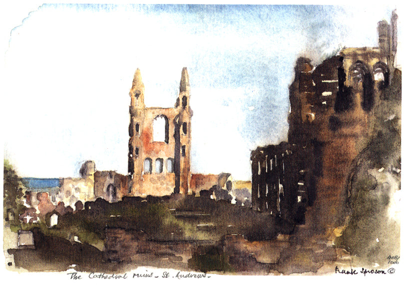 Frank Sproson 'The Cathedral Ruins, St. Andrews'