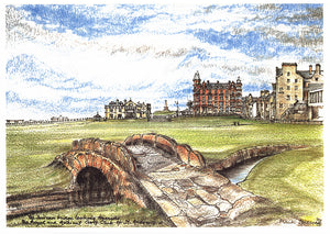 Frank Sproson 'The Swilcan Bridge Looking Towards the Royal and Ancient Golf Club of St. Andrews'