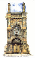 Frank Sproson 'The South Entrance to St. Salvator's College Chapel, St. Andrews'